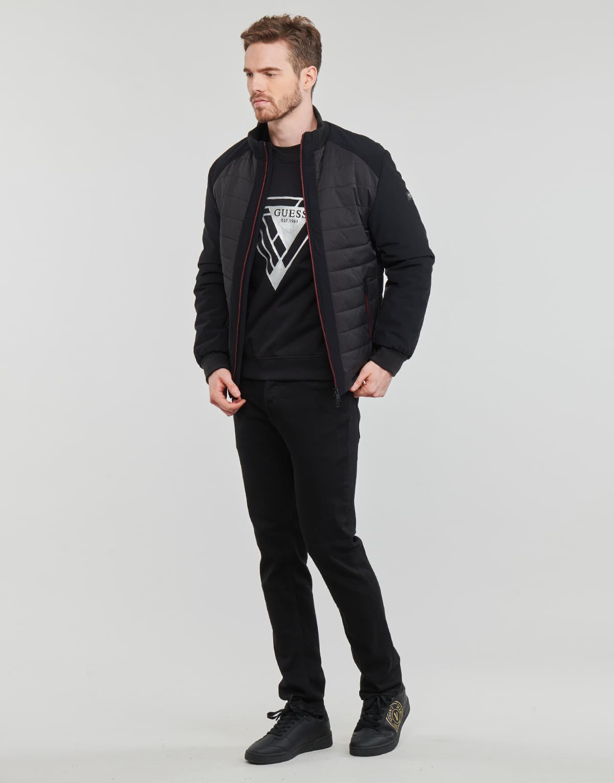 Men's Jackets Guess Black
