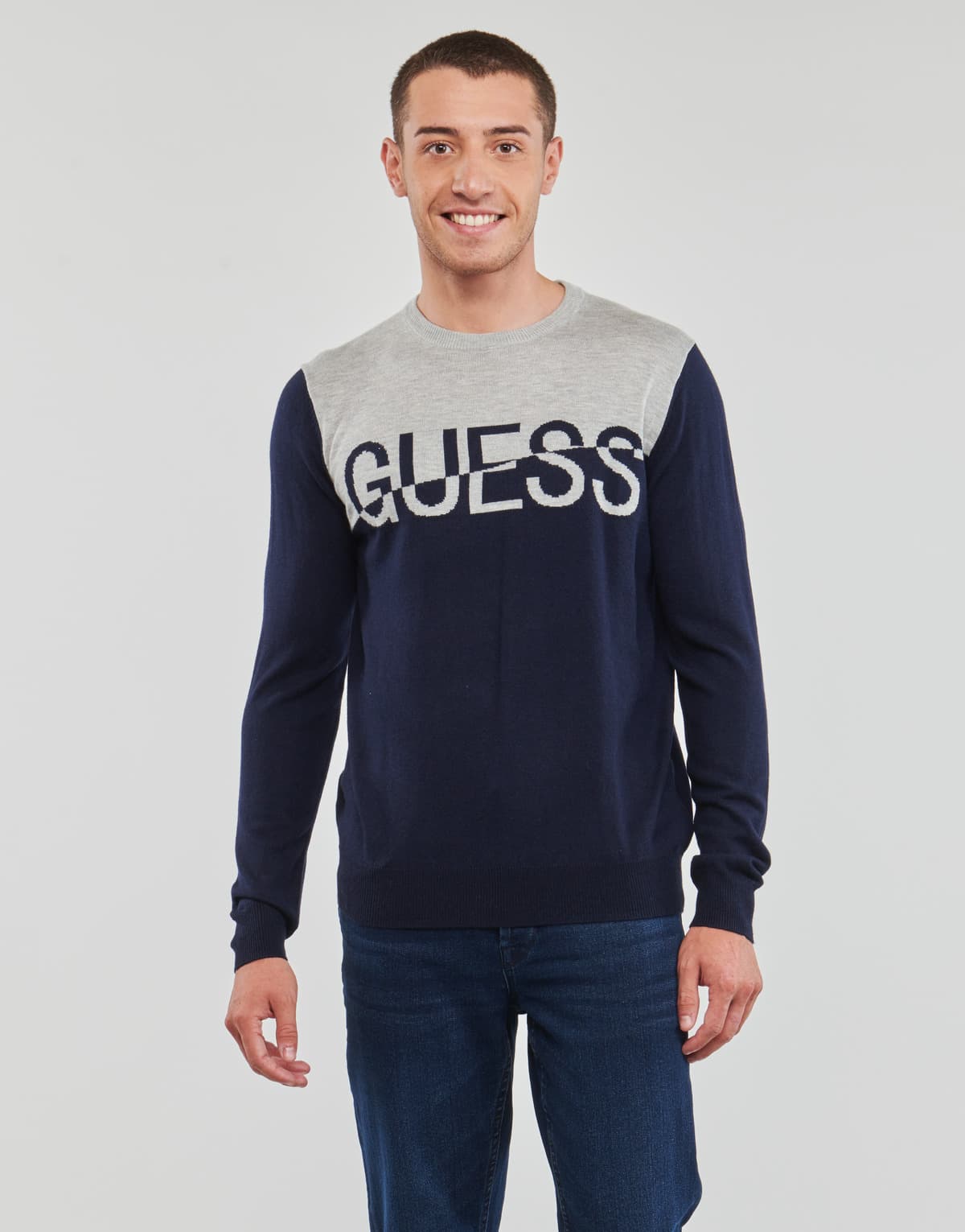 Men's Sweaters Guess Blue