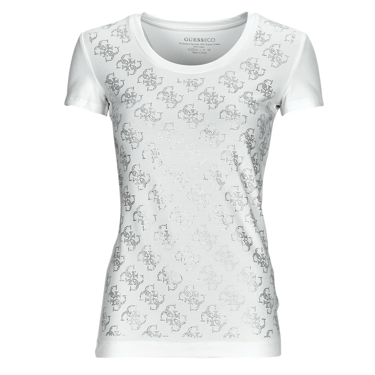 T-shirt με κοντά μανίκια Guess SS VN 4G ALLOVER TEE
