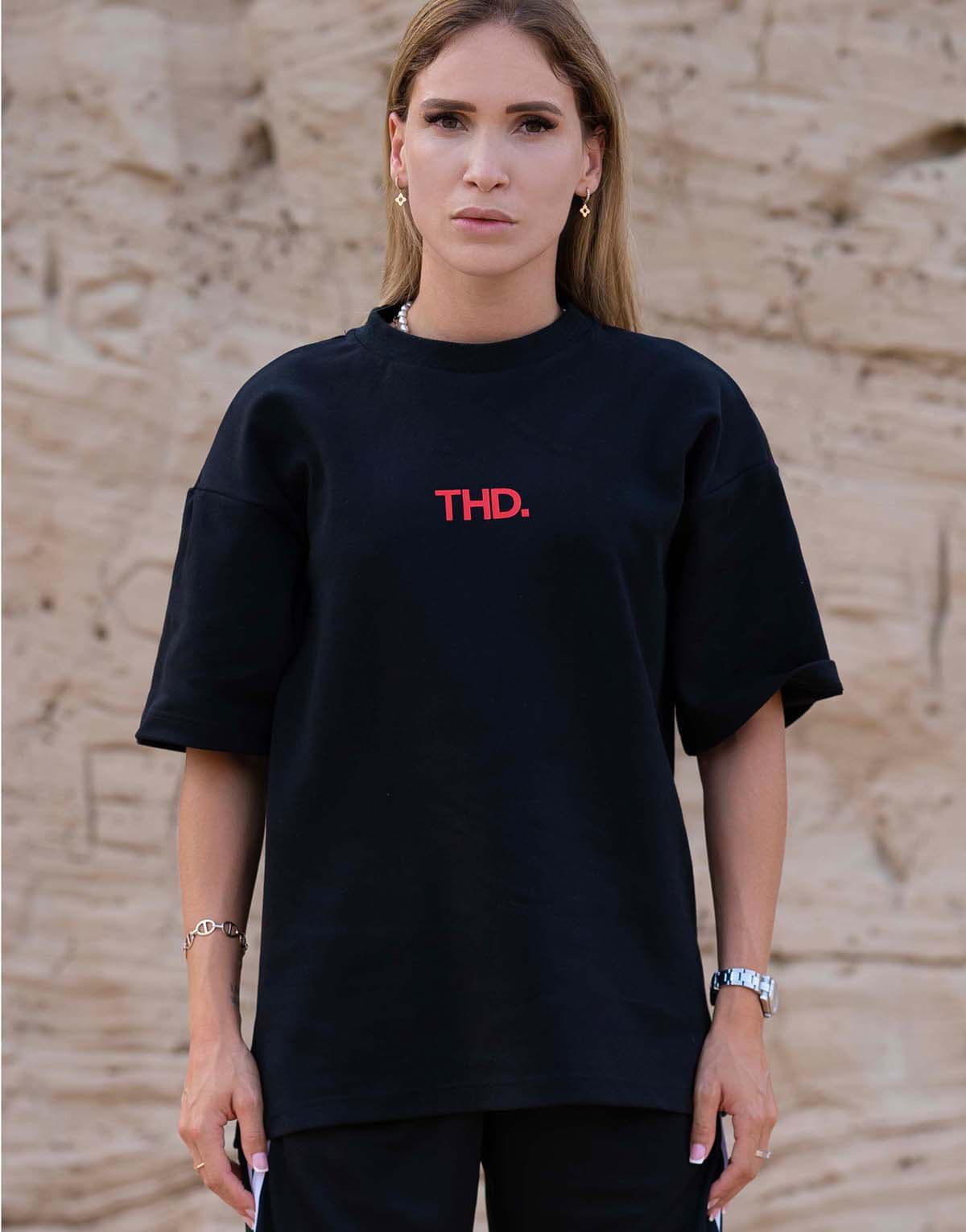 Men's T-Shirts THEAD. Black