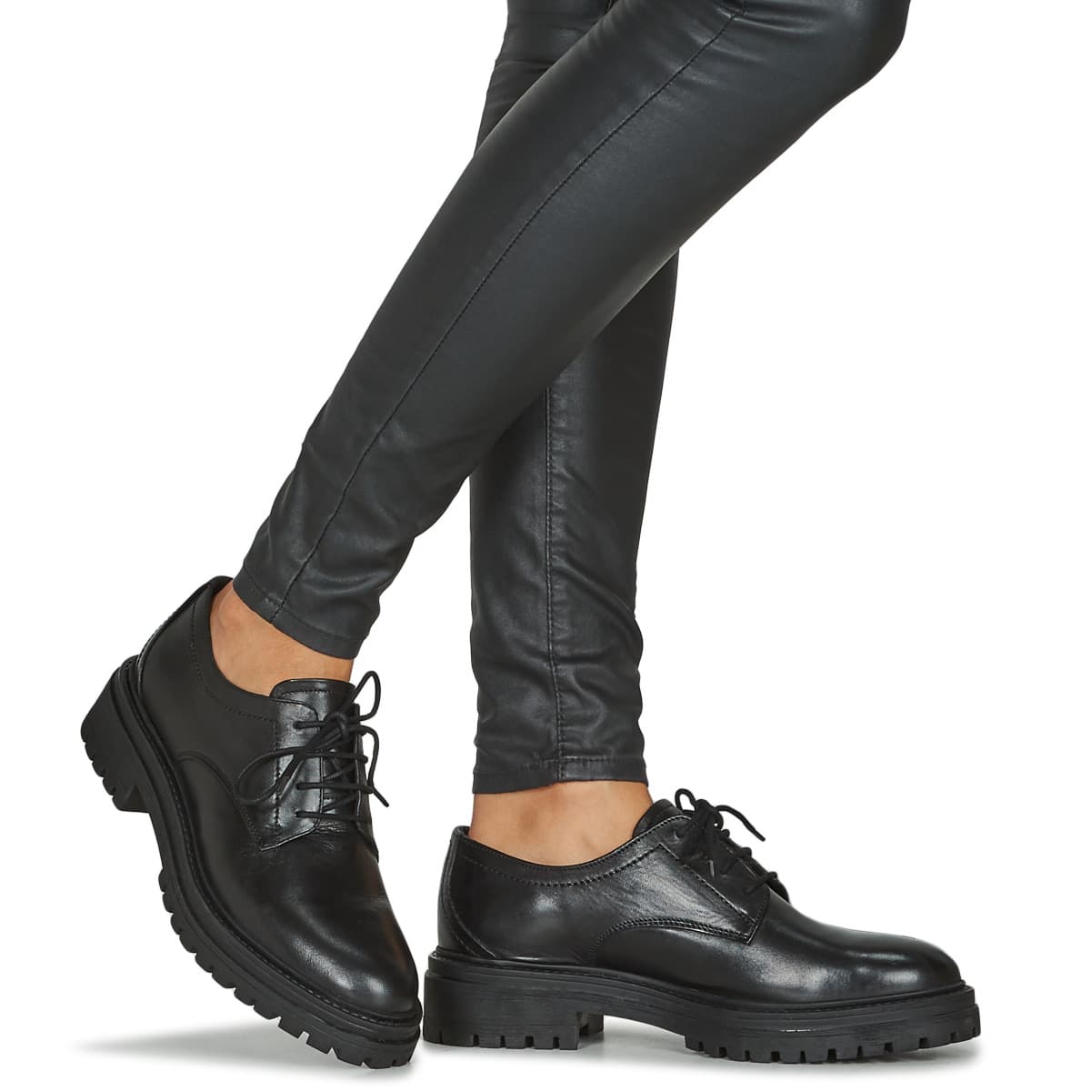 Women's Derby Shoes Geox Black