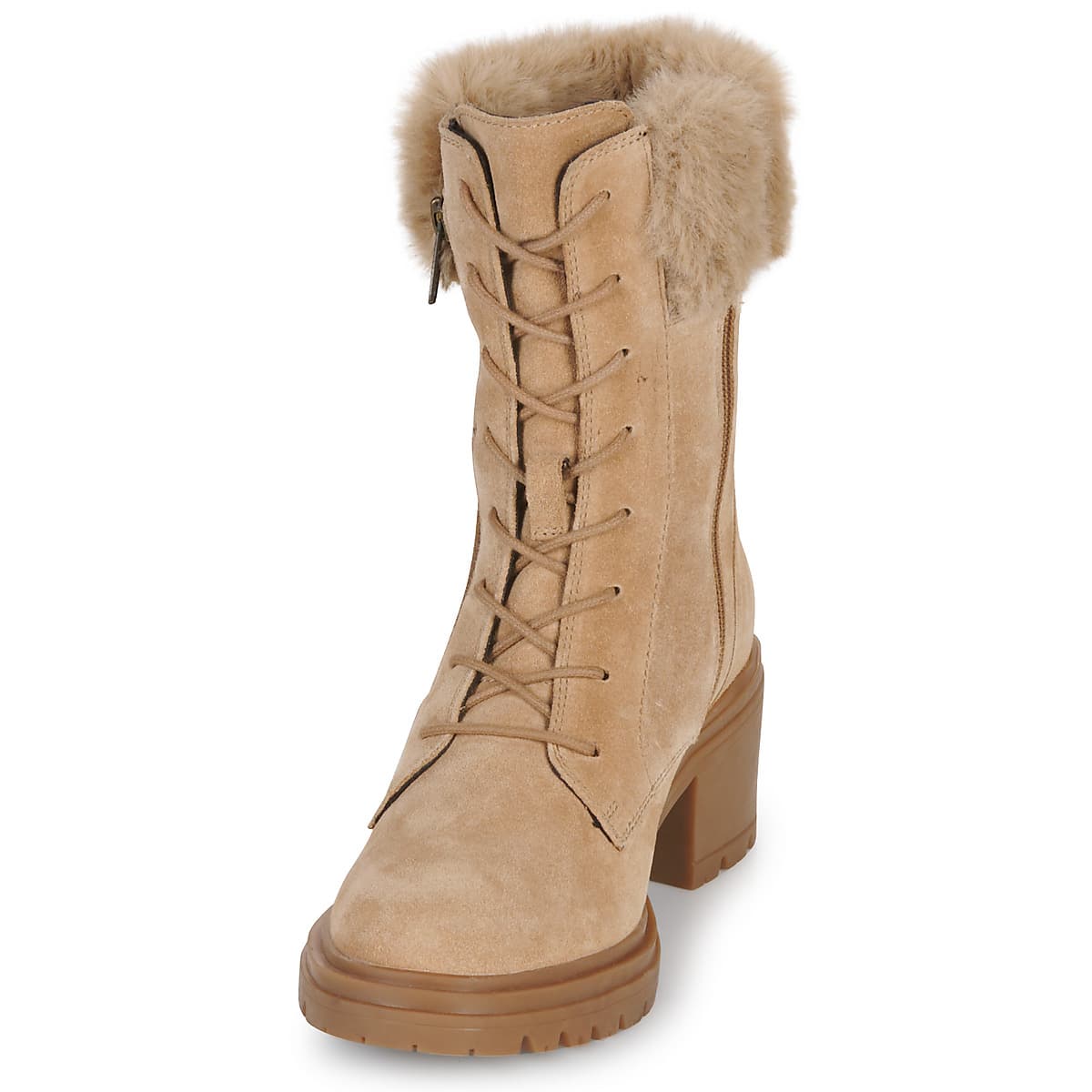 Women's Ankle Boots Geox Brown