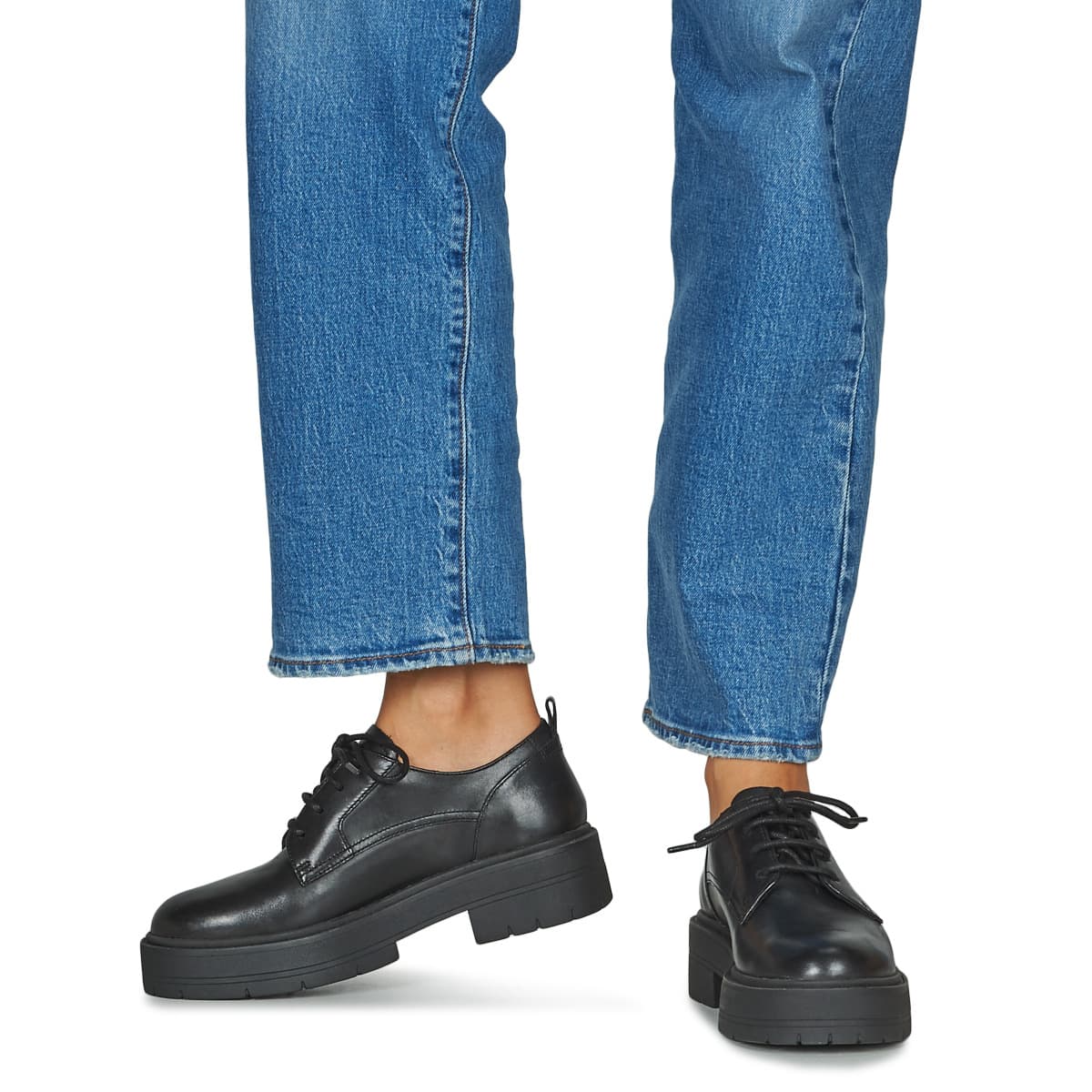 Women's Derby Shoes Geox Black