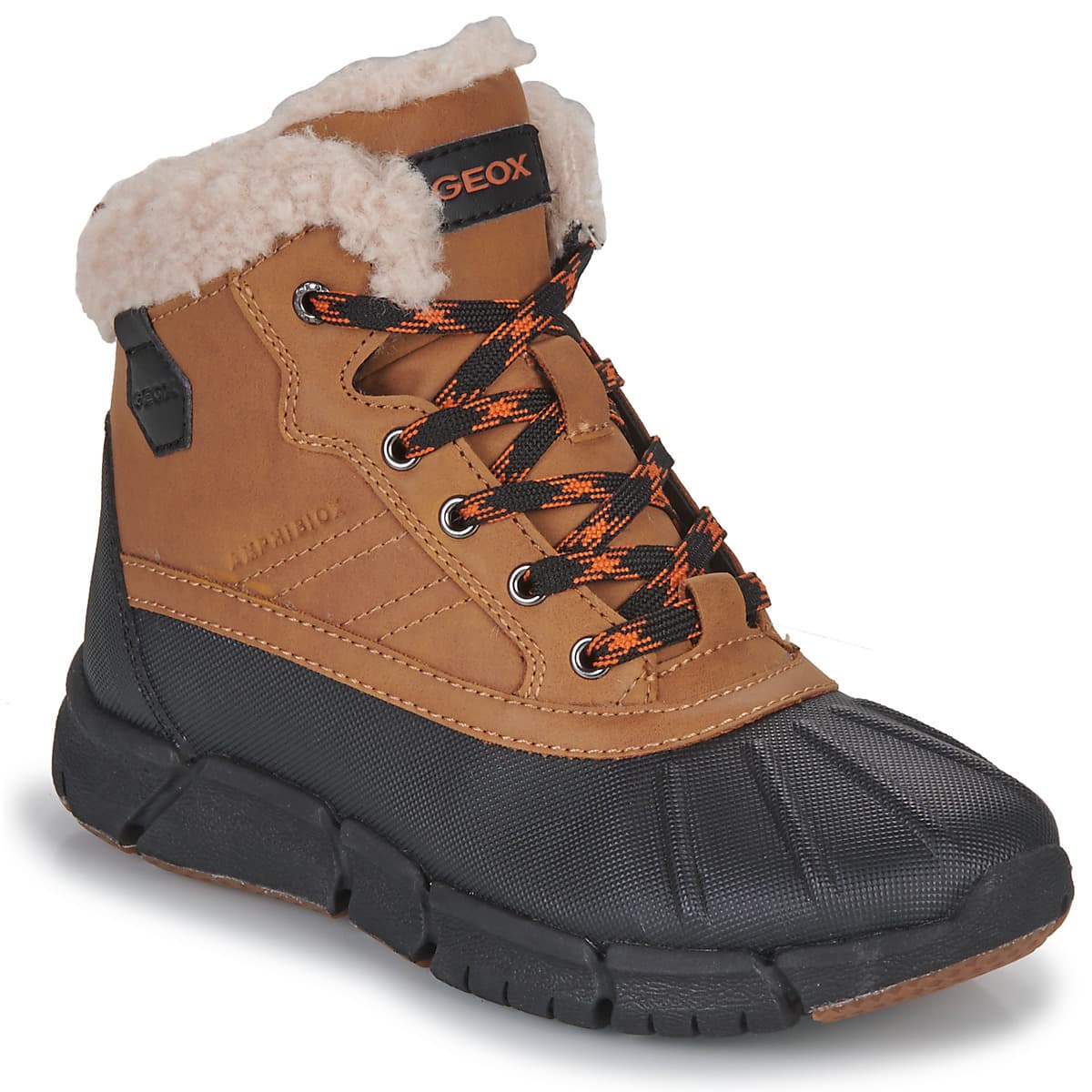Boys' Outdoor Shoes Geox Brown