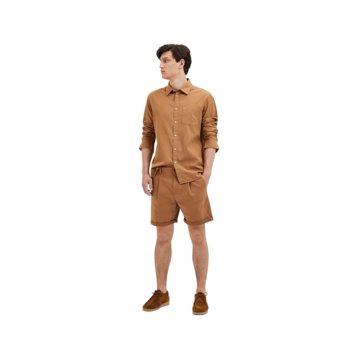 Men's Shorts Selected Brown