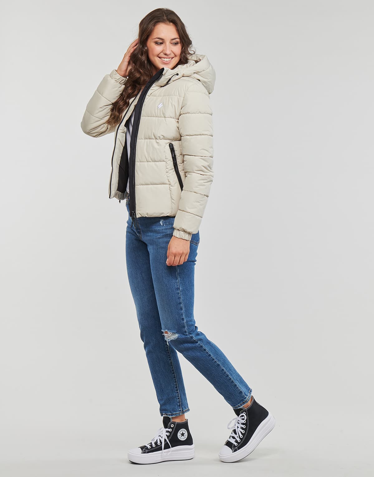 Women's Jackets Superdry Beige