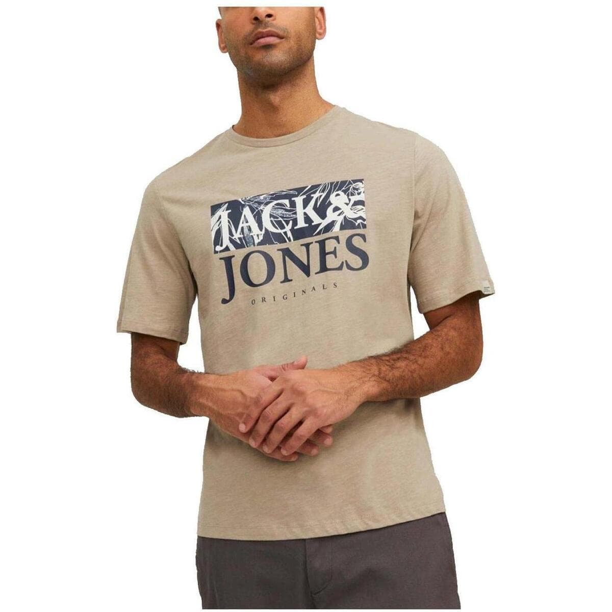 Men's T-Shirts Jack & Jones Beige