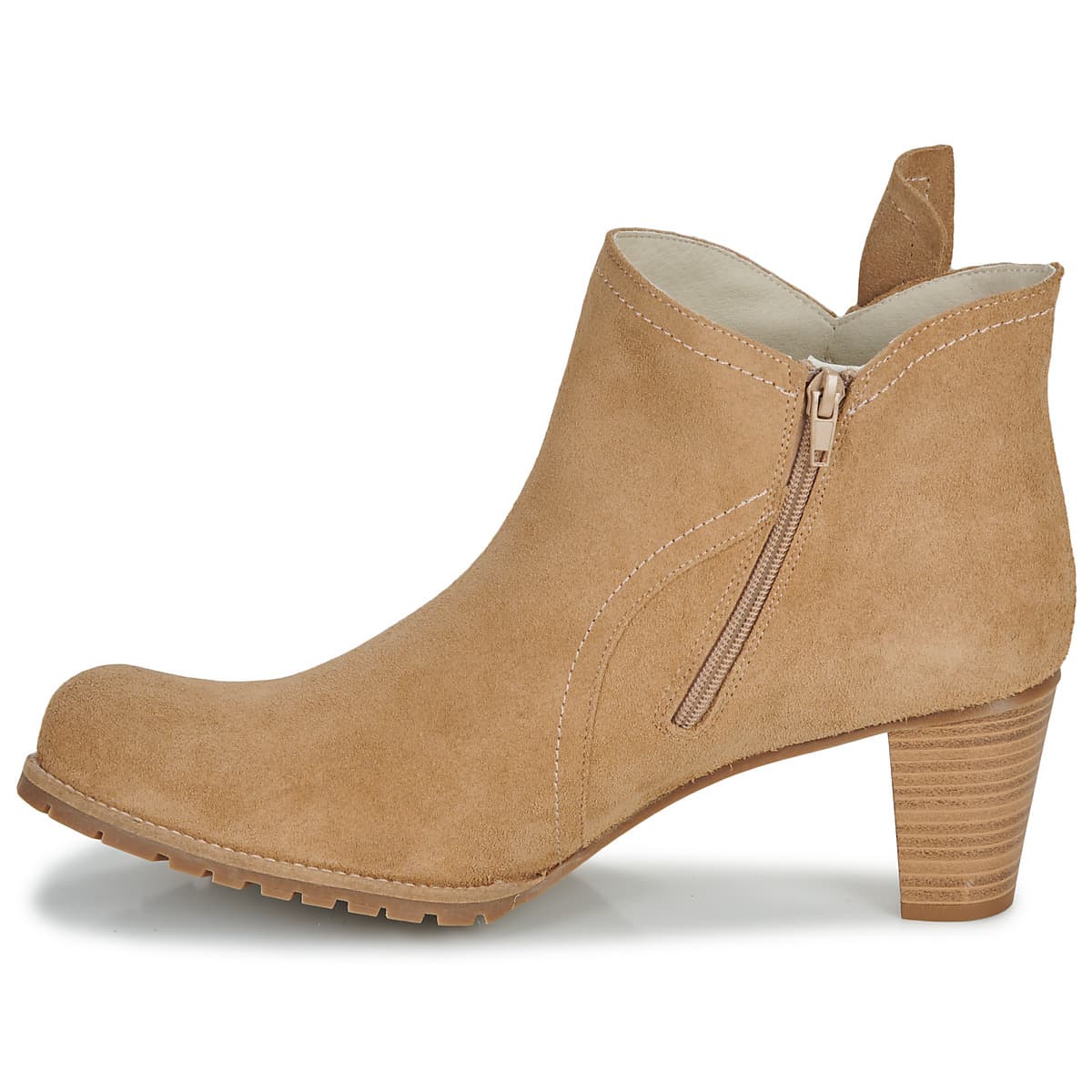Women's Ankle Boots So Size Beige