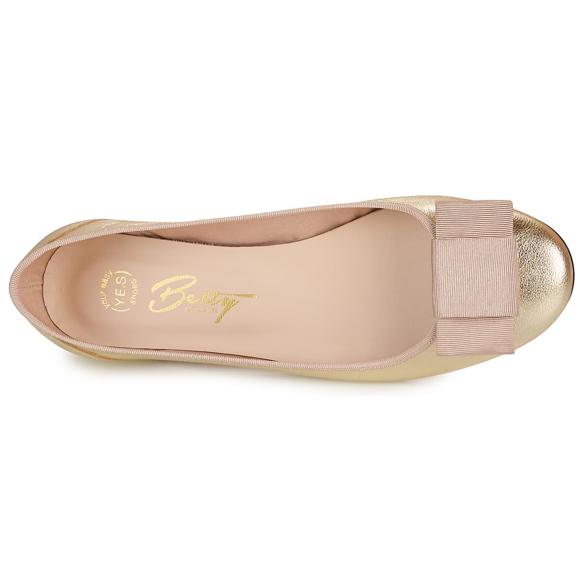 Women's Ballet Flats Betty London Gold