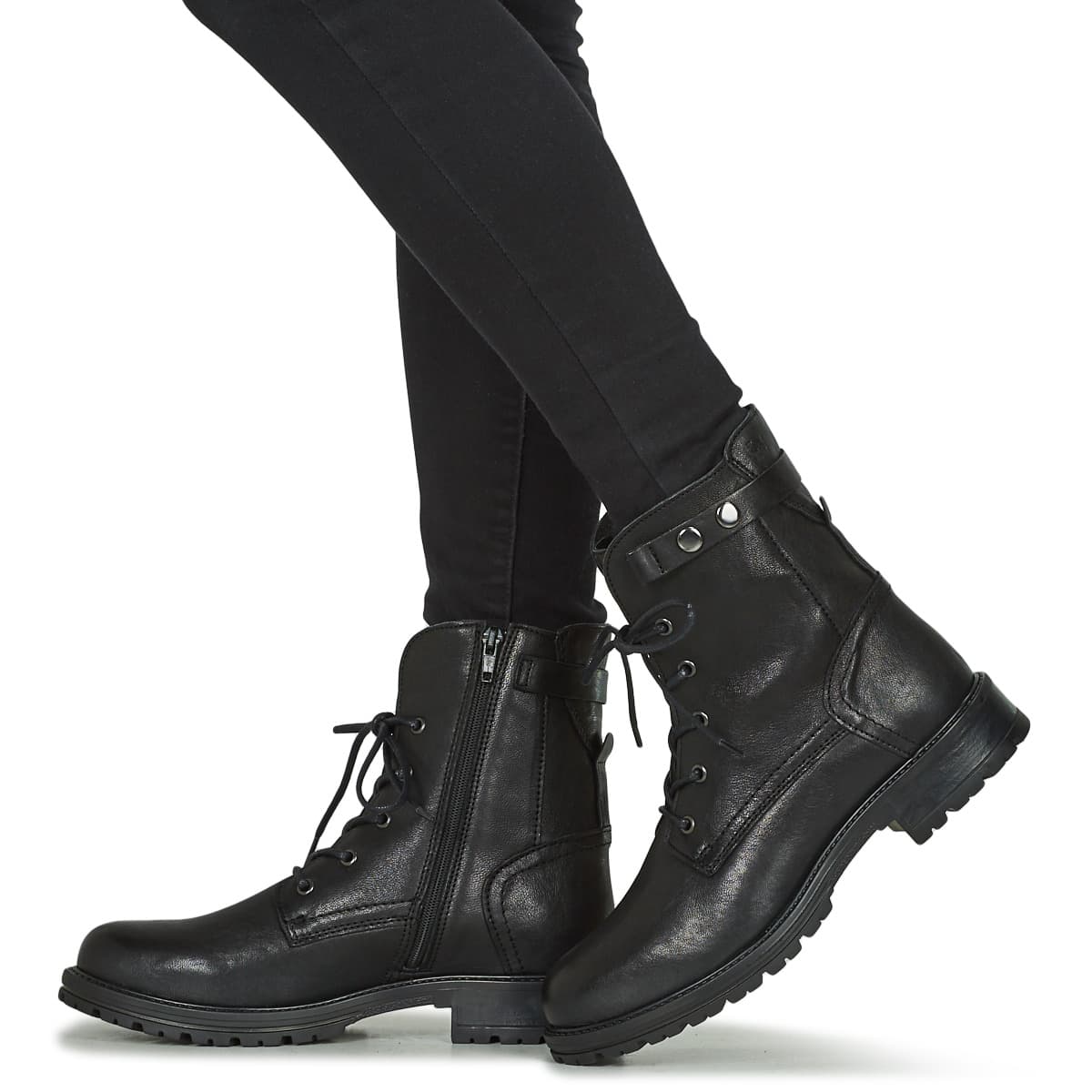 Women's Boots Dream in Green Black