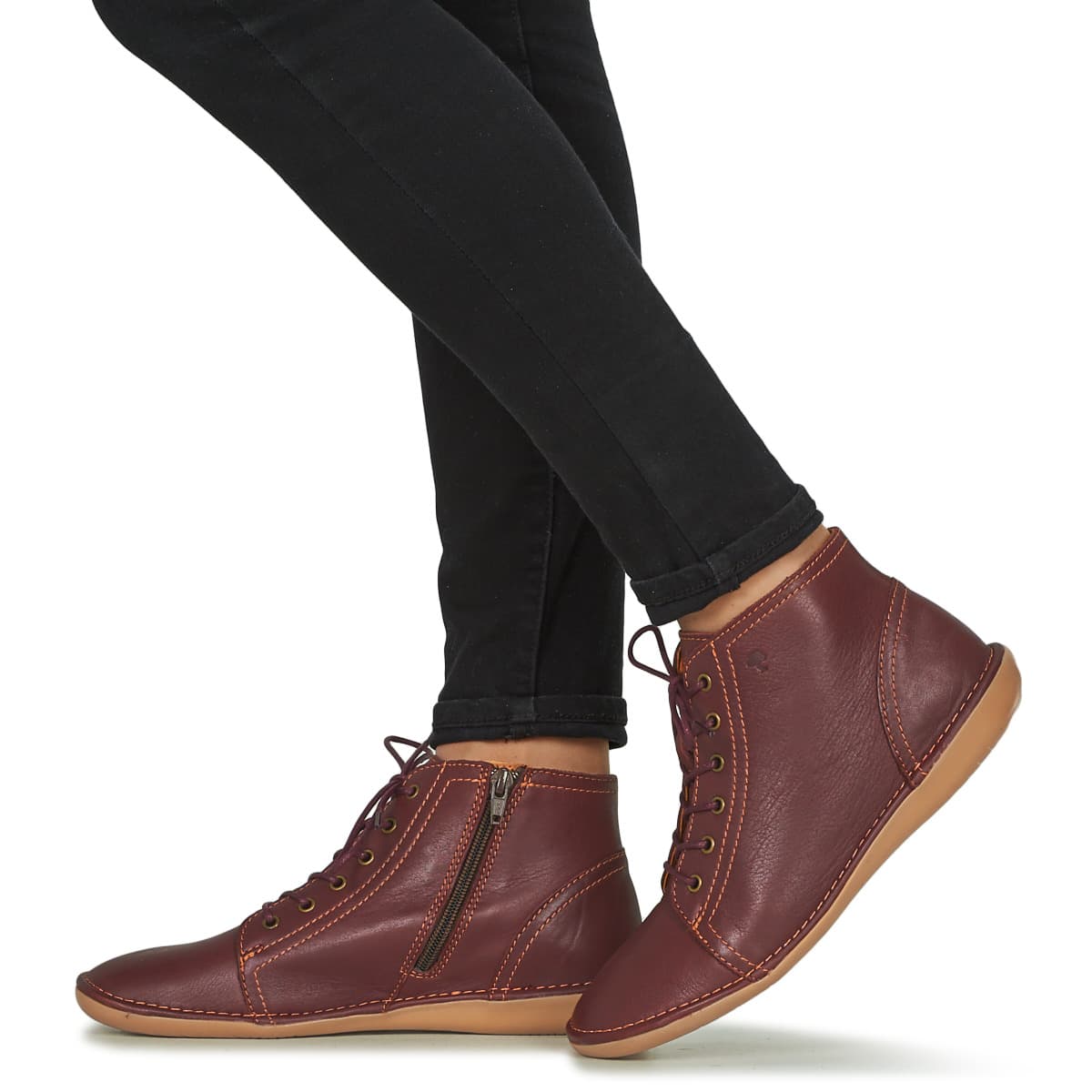 Women's Boots Dream in Green Bordeaux