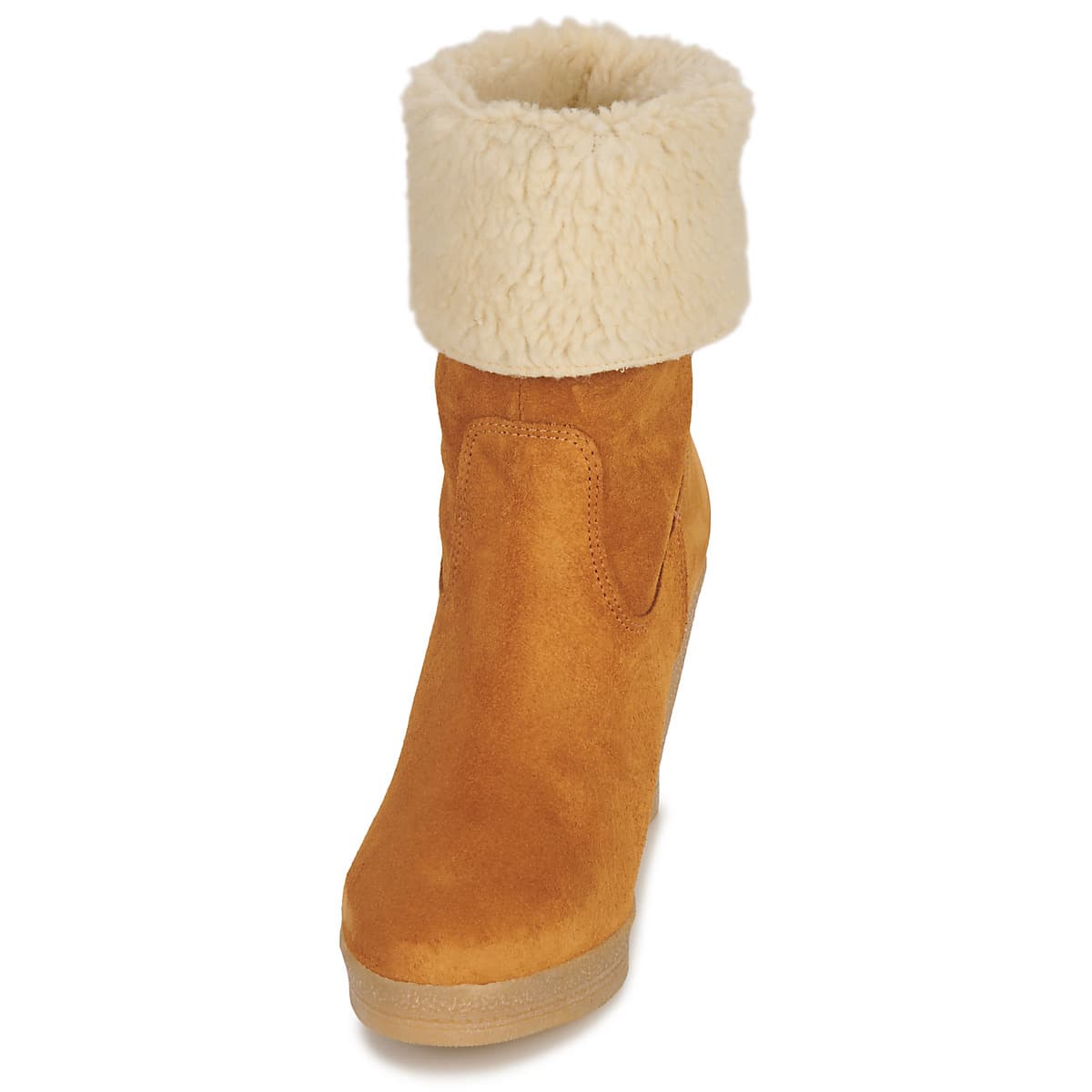 Women's Ankle Boots Dream in Green Brown