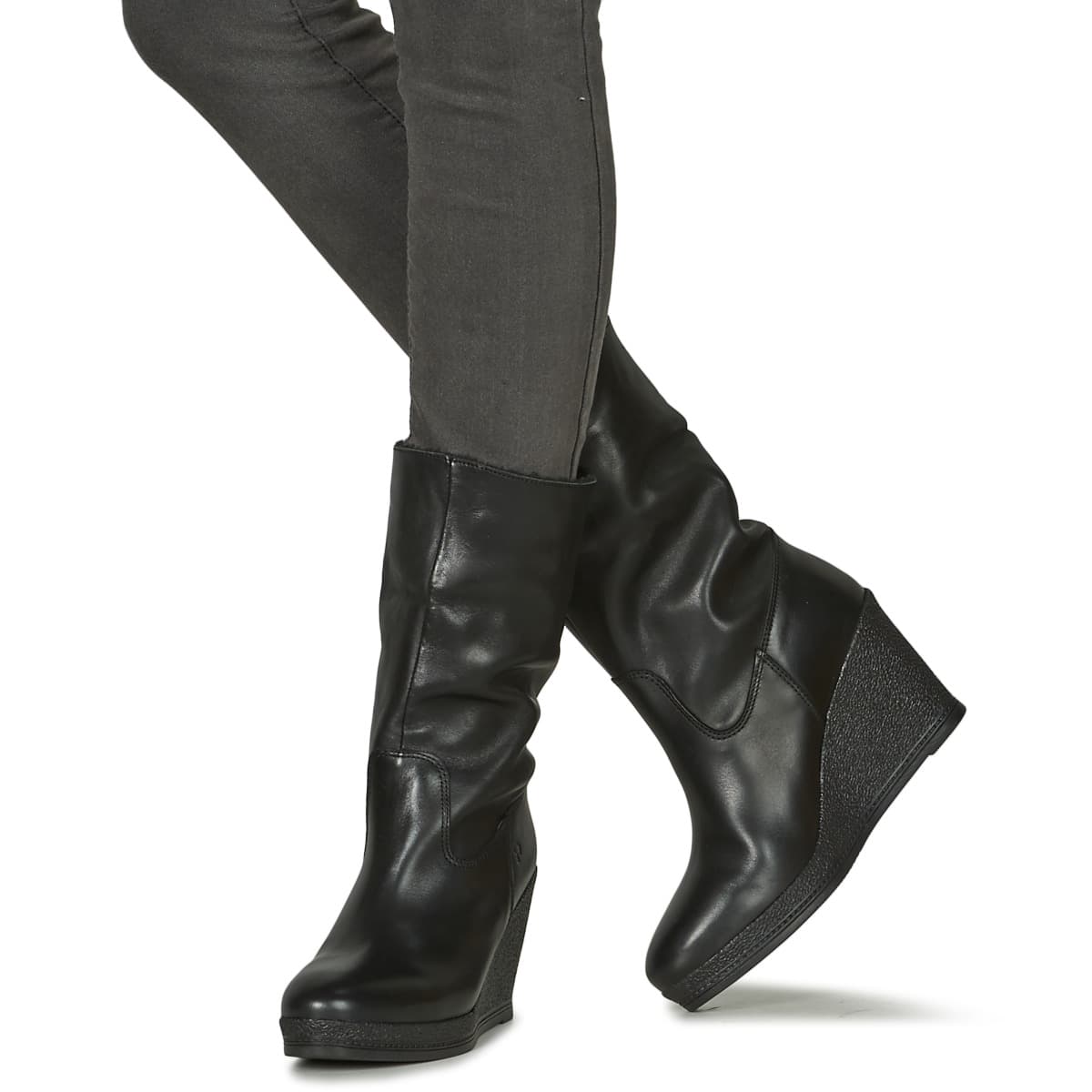 Women's Ankle Boots Dream in Green Black