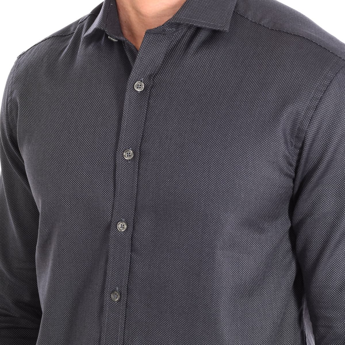 Men's Shirts Cafe' Coton Black
