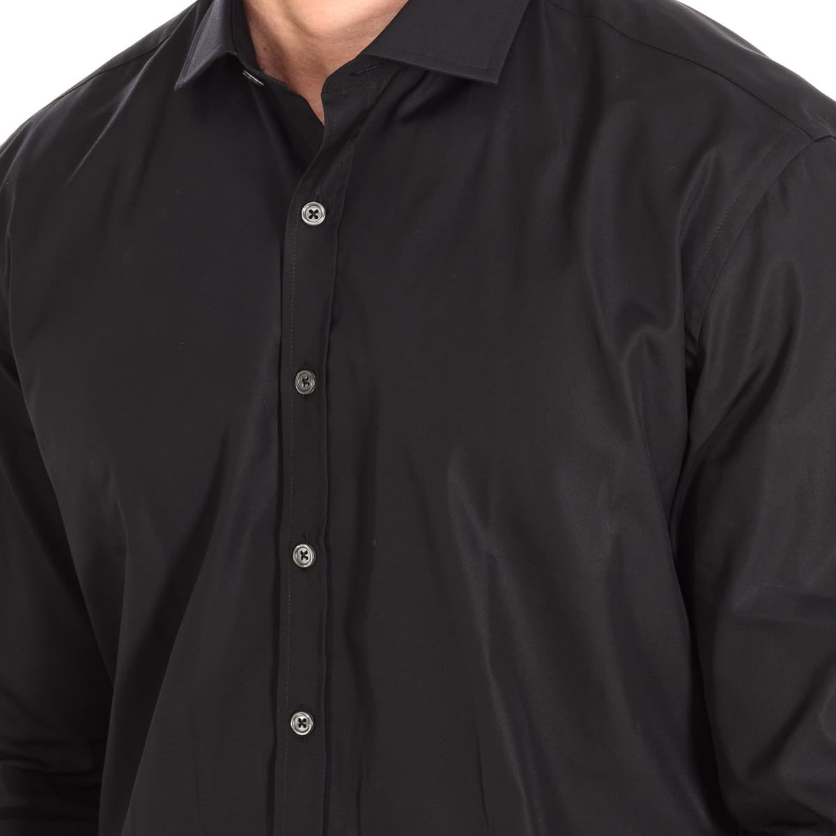 Men's Shirts Cafe' Coton Black