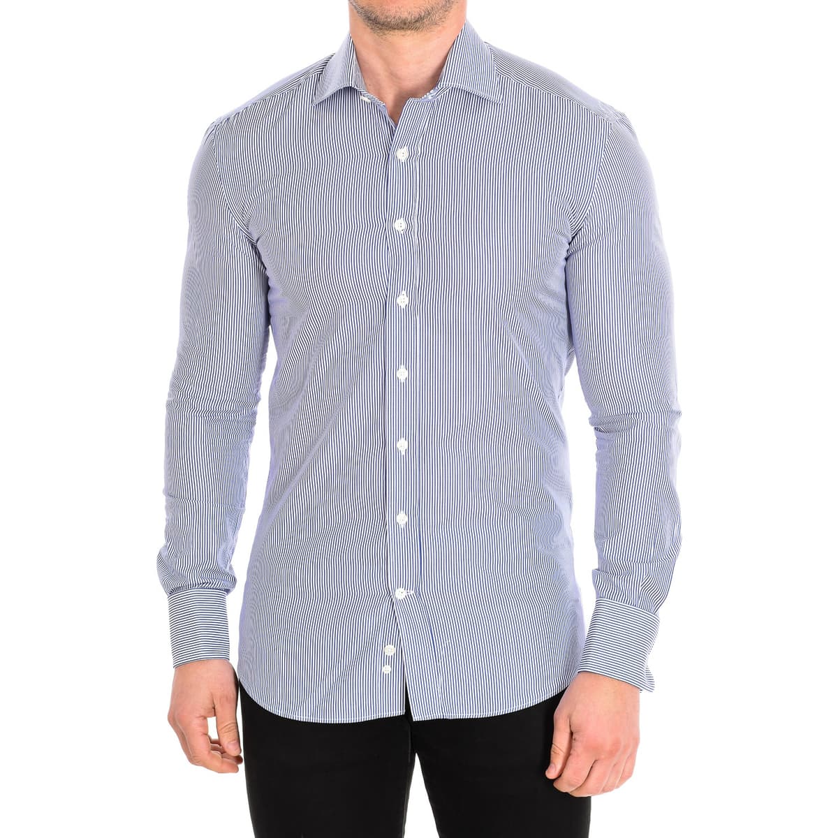 Πουκάμισο με μακριά μανίκια Cafe' Coton THYM5-SLIM-55DCS