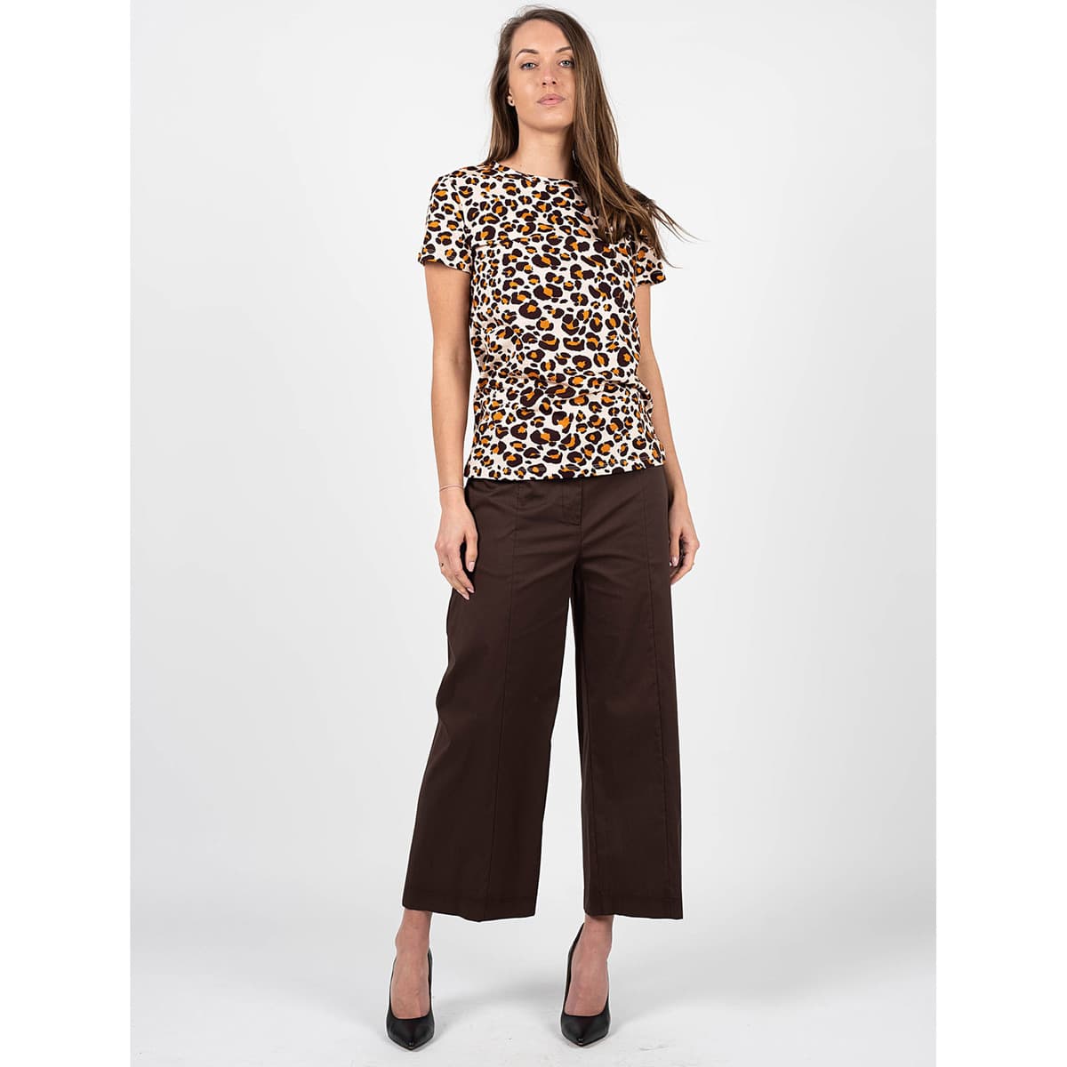 Women's T-Shirts Patrizia Pepe Brown