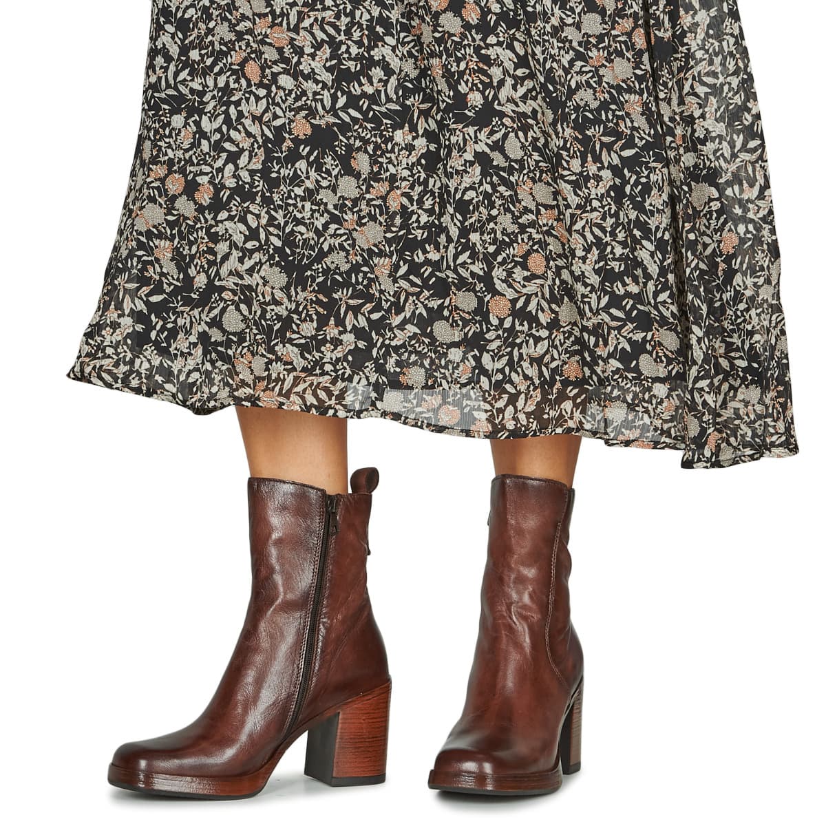 Women's Ankle Boots Mjus Brown