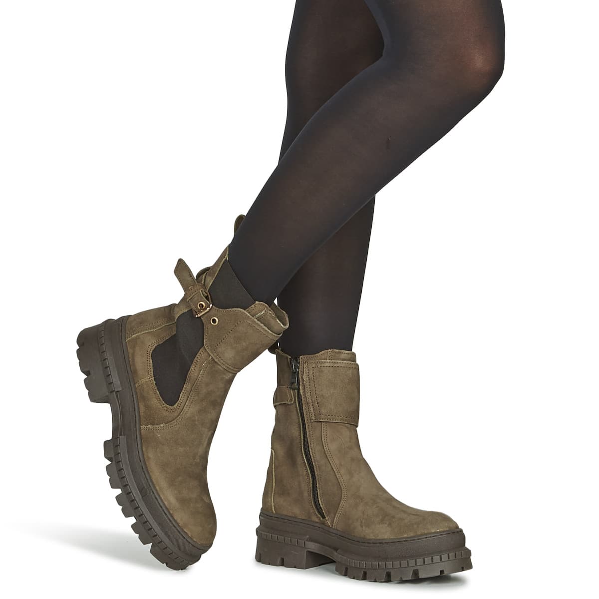 Women's Boots Mjus Khaki
