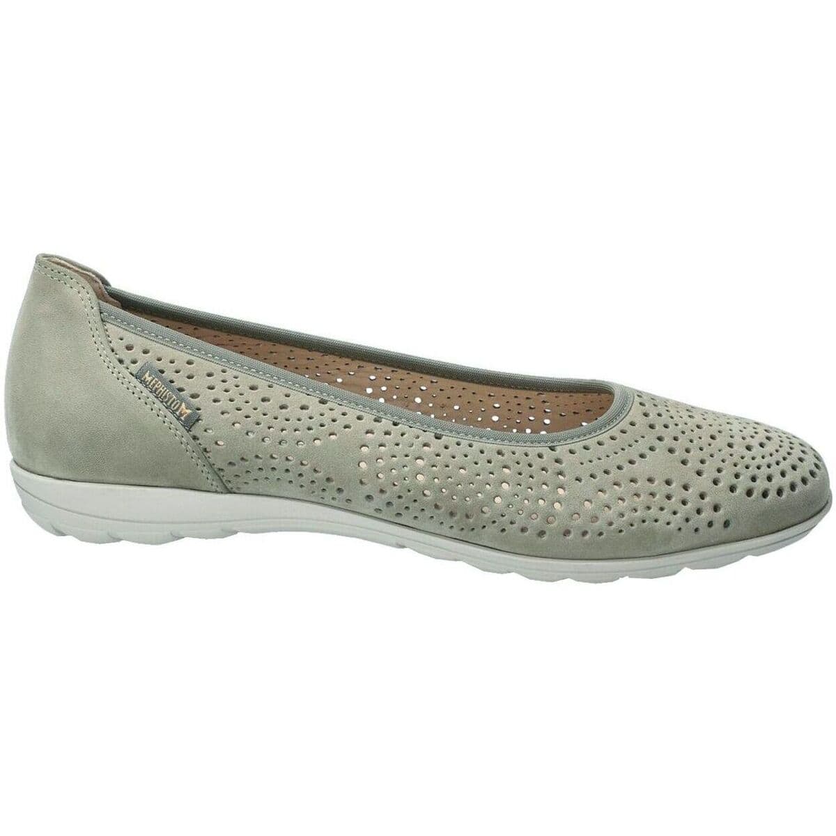 Women's Ballet Flats Mephisto Green