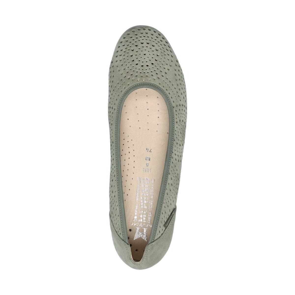 Women's Ballet Flats Mephisto Green