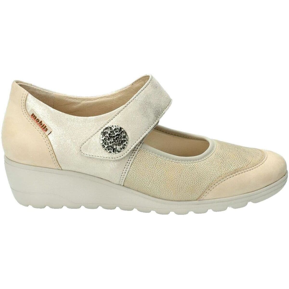 Women's Ballet Flats Mephisto Beige
