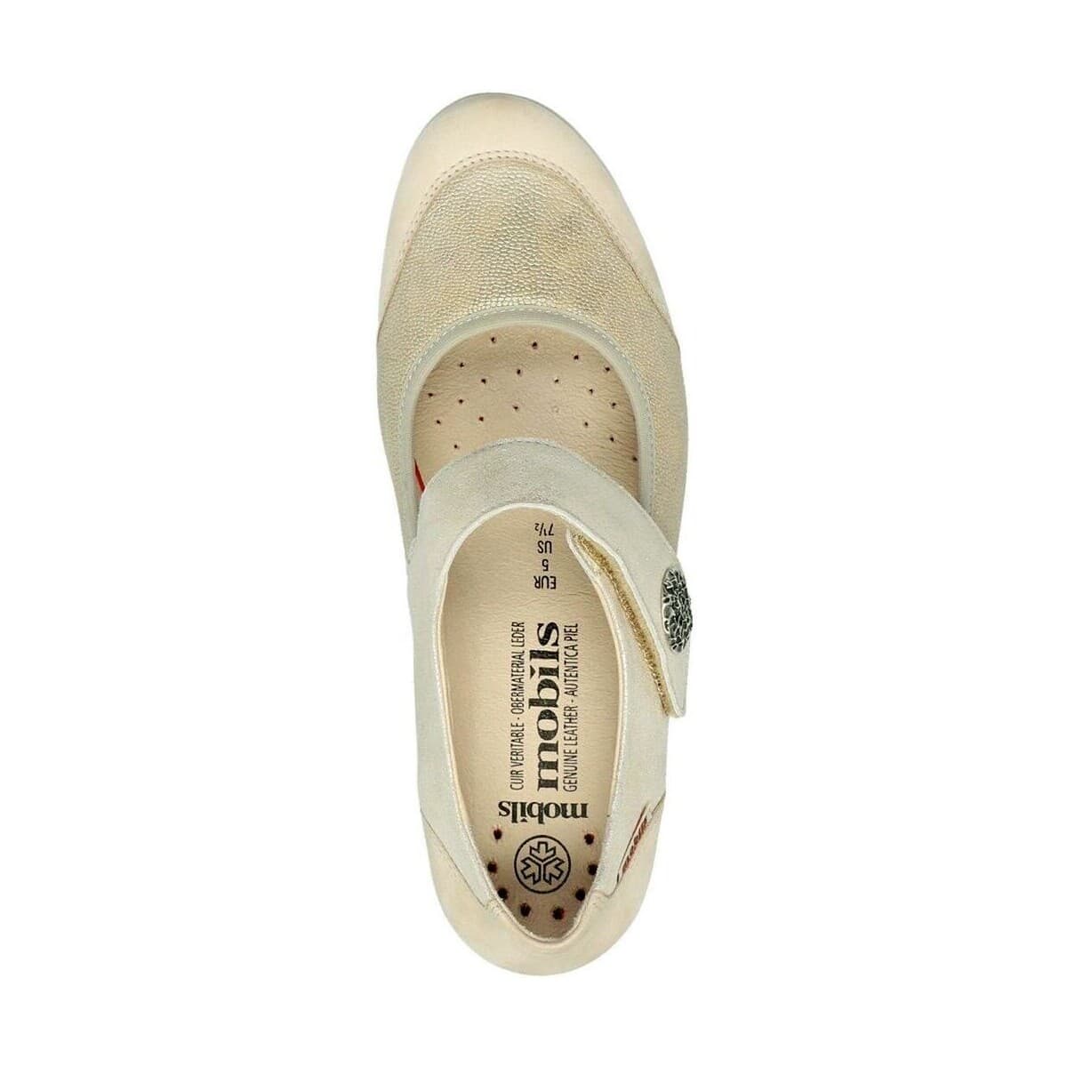 Women's Ballet Flats Mephisto Beige