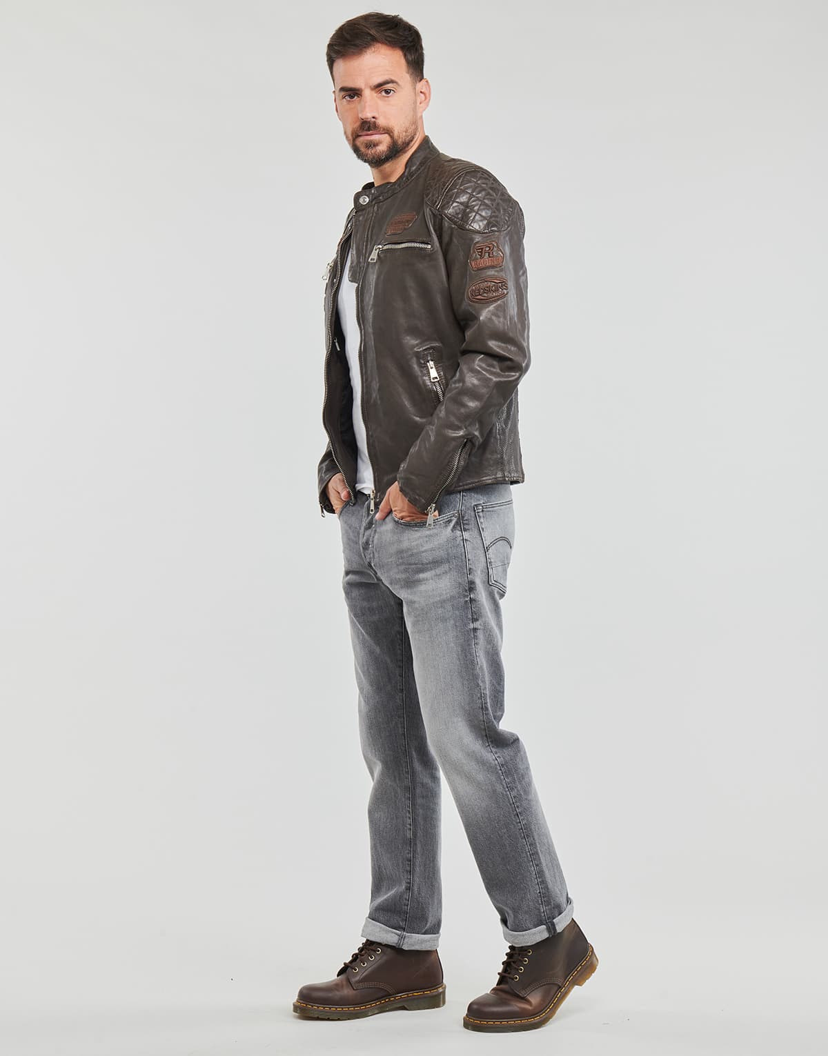 Men's Jackets Redskins Brown