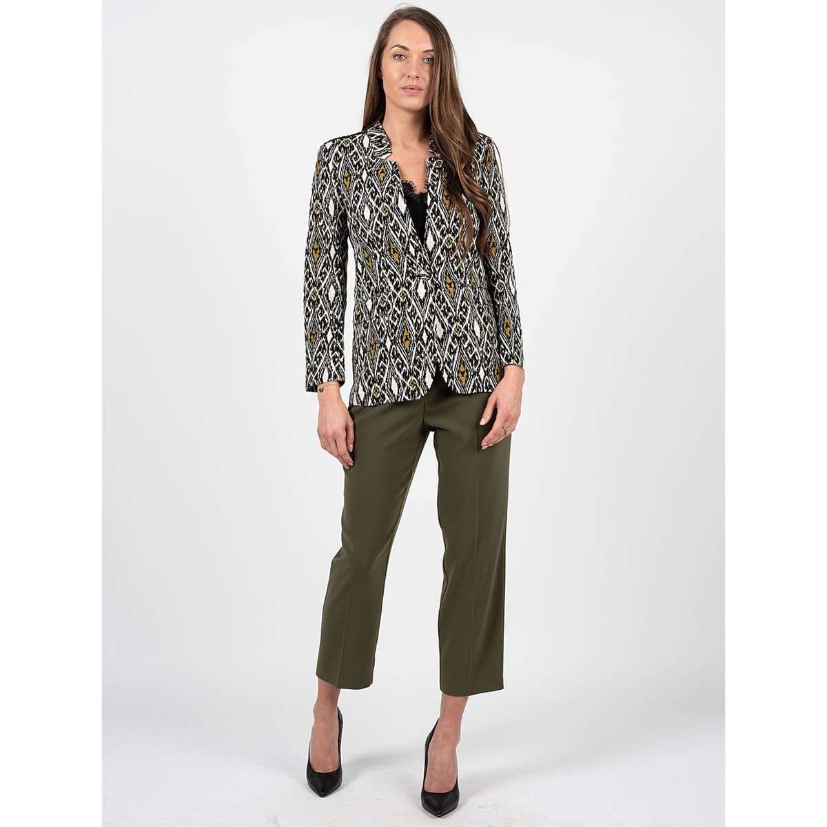 Women's Pants Patrizia Pepe Green