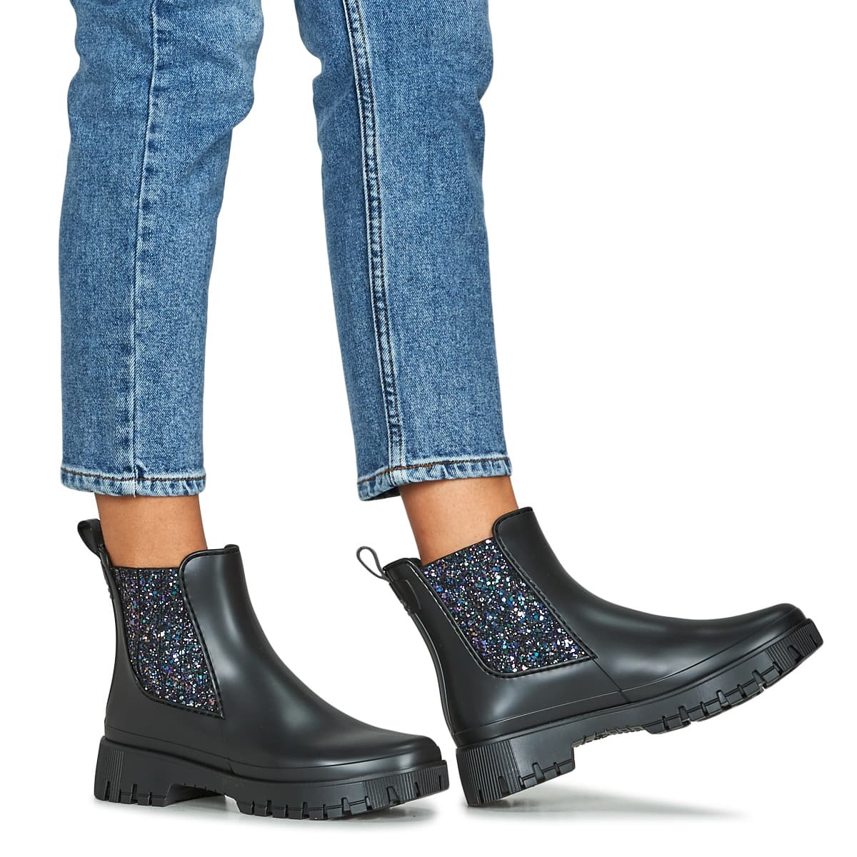 Women's Wellington Boots Lemon Jelly Black