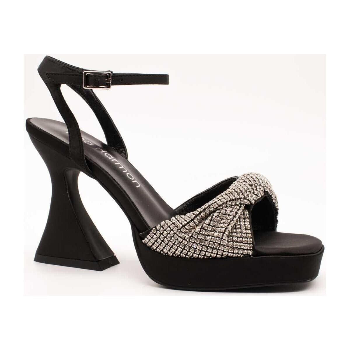 Σανδάλια με τακούνι Noa Harmon 9212-06 Black