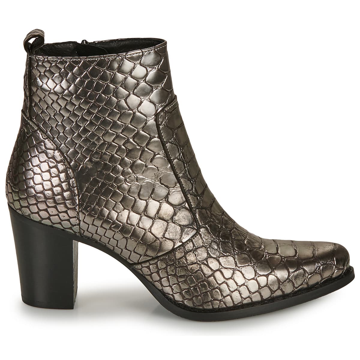 Women's Ankle Boots Regard Silver