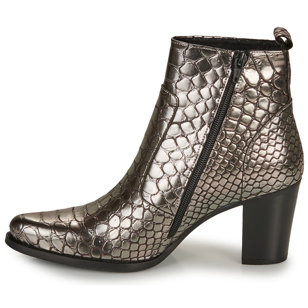 Women's Ankle Boots Regard Silver