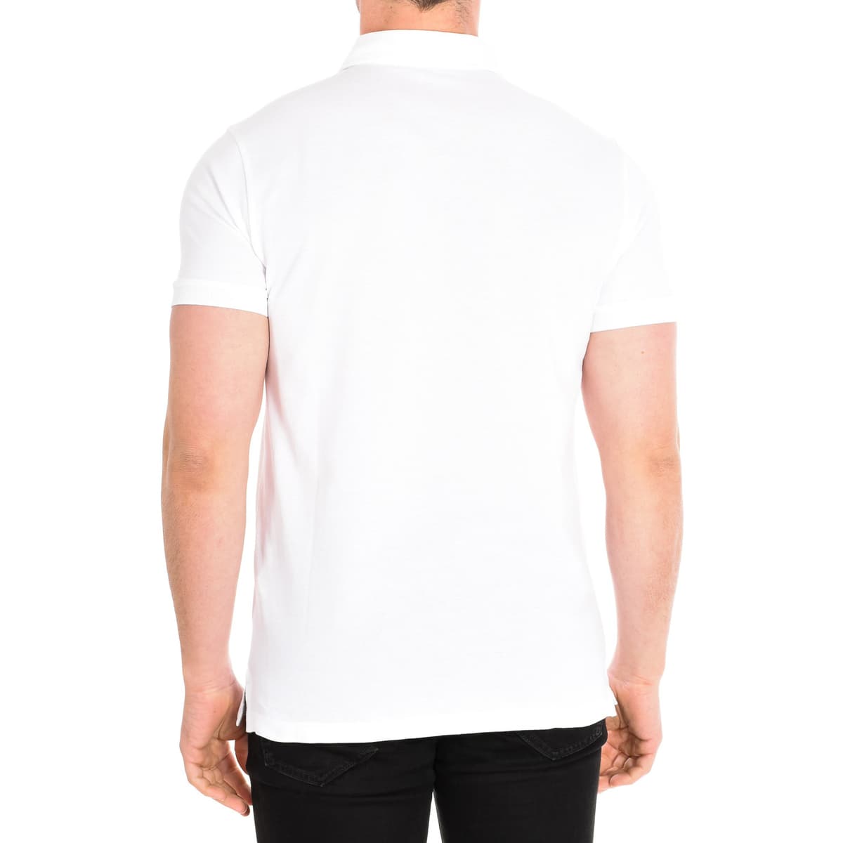 Men's Polo Shirts Cafe' Coton White