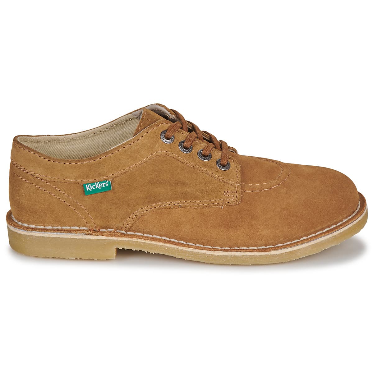 Women's Derby Shoes Kickers Brown