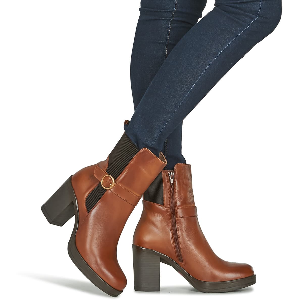 Women's Ankle Boots YOKONO Brown