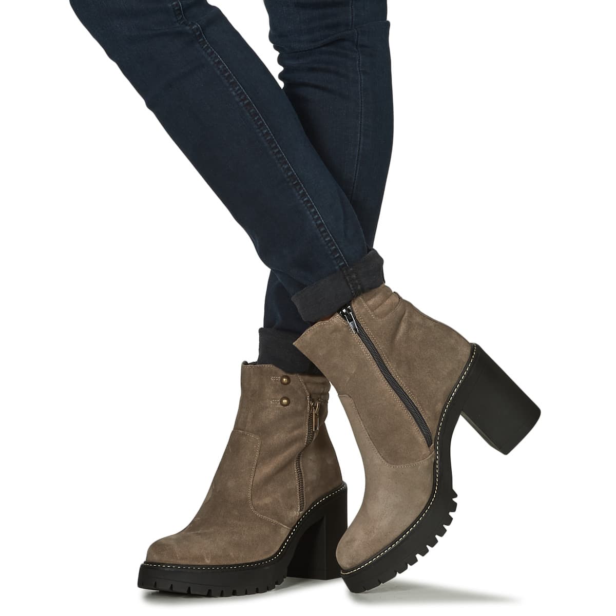 Women's Ankle Boots YOKONO Gray