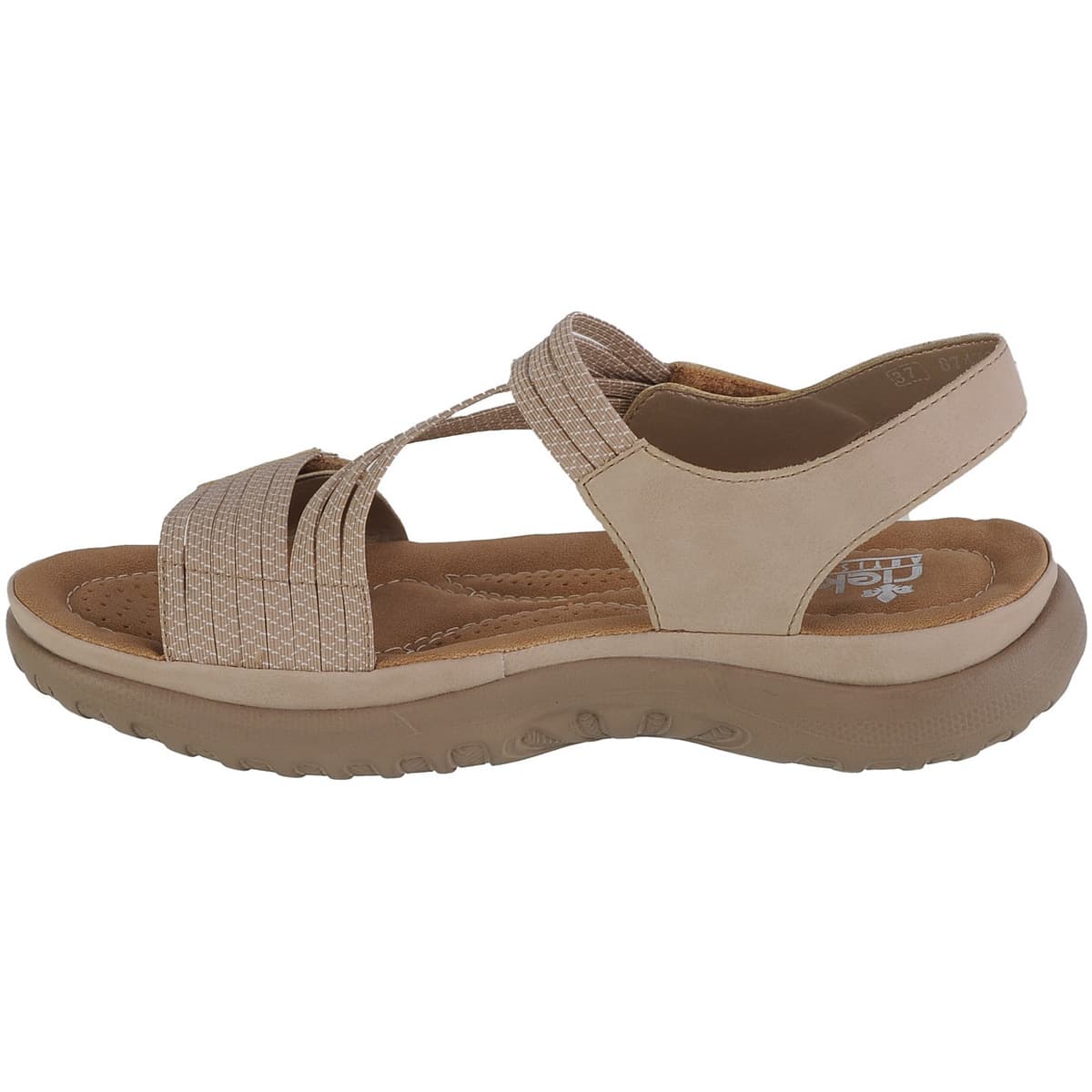 Women's Sports Sandals Rieker Beige
