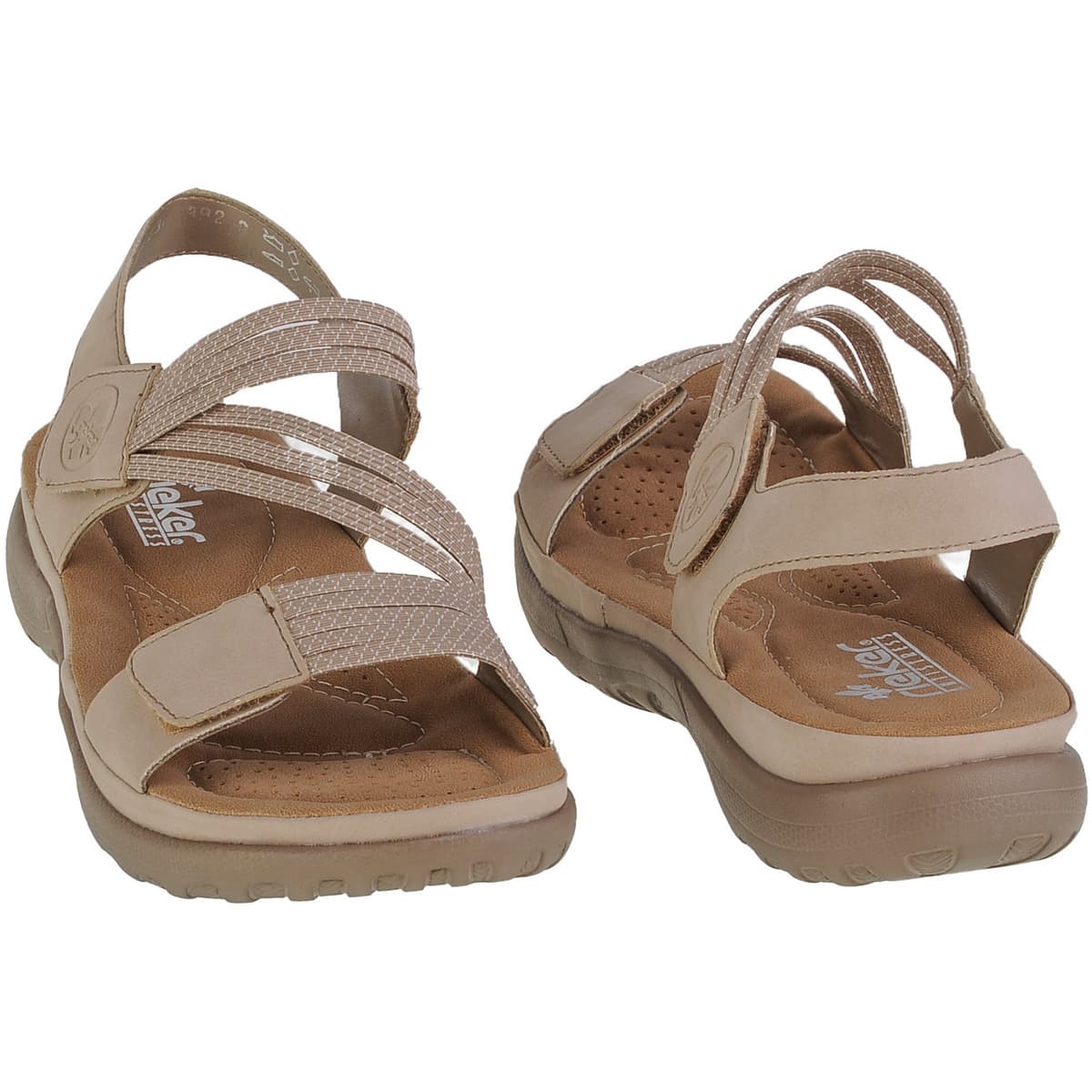 Women's Sports Sandals Rieker Beige
