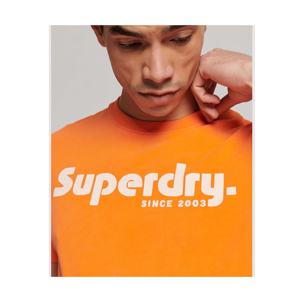 Men's T-Shirts Superdry Orange