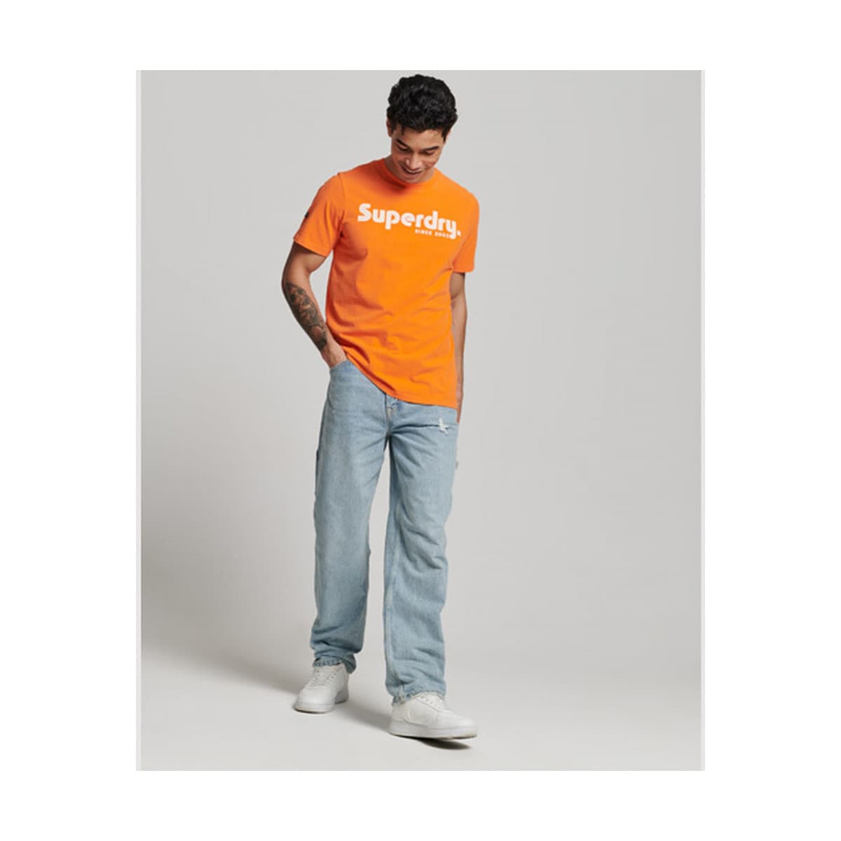 Men's T-Shirts Superdry Orange