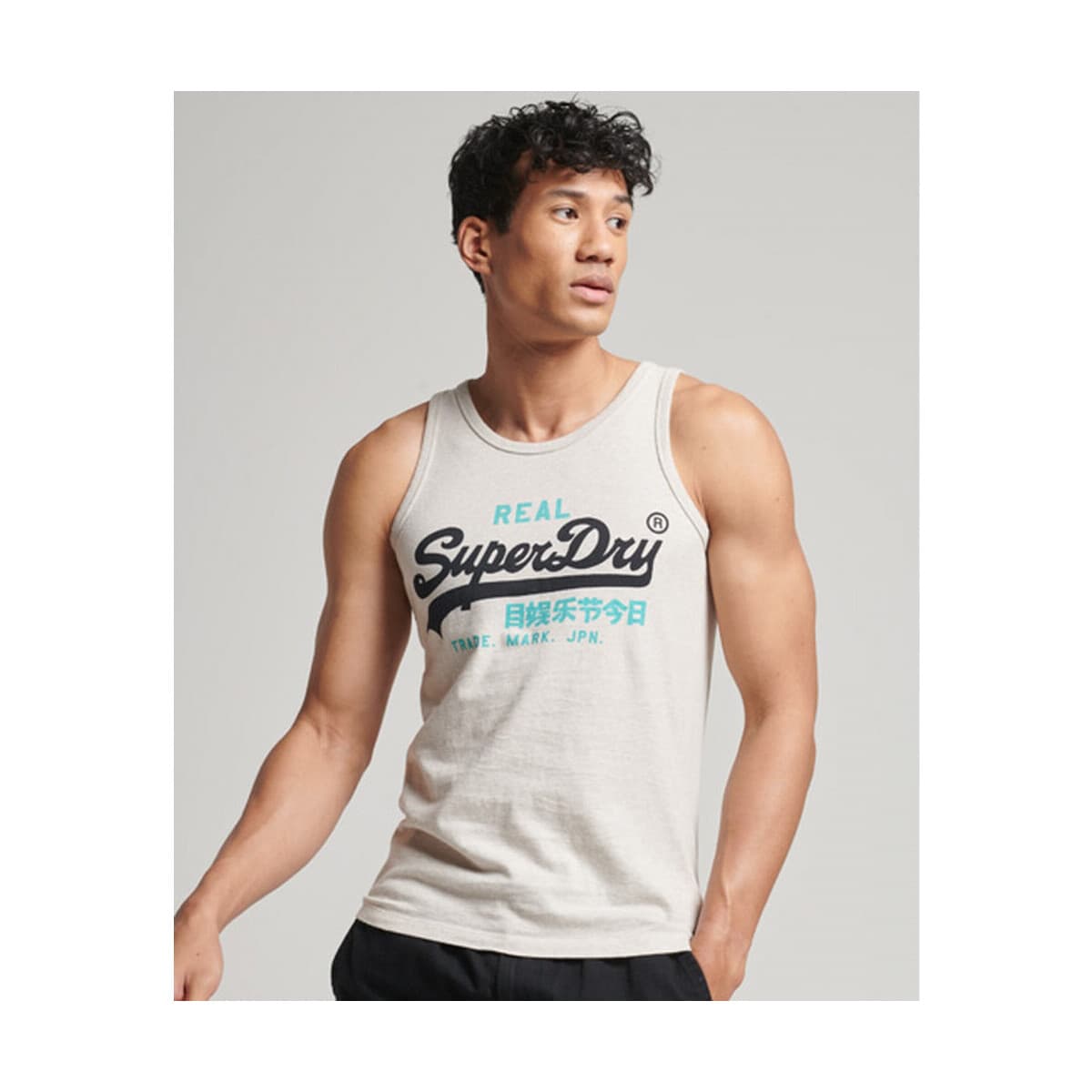 Men's T-Shirts Superdry Beige