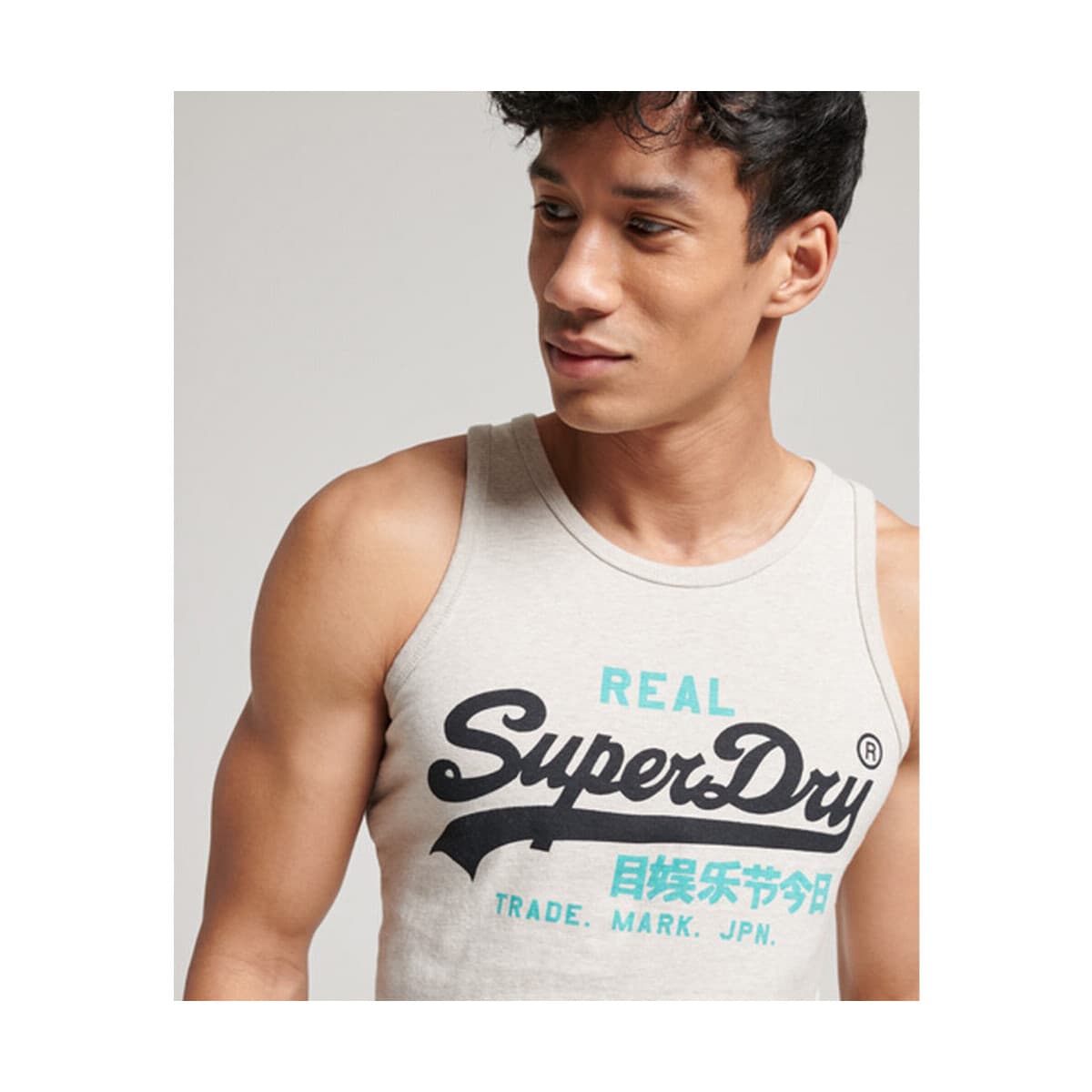 Men's T-Shirts Superdry Beige