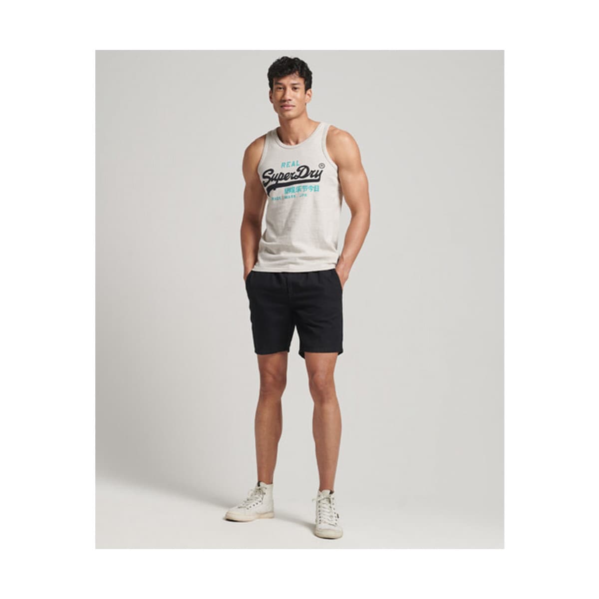 Men's T-Shirts Superdry Beige