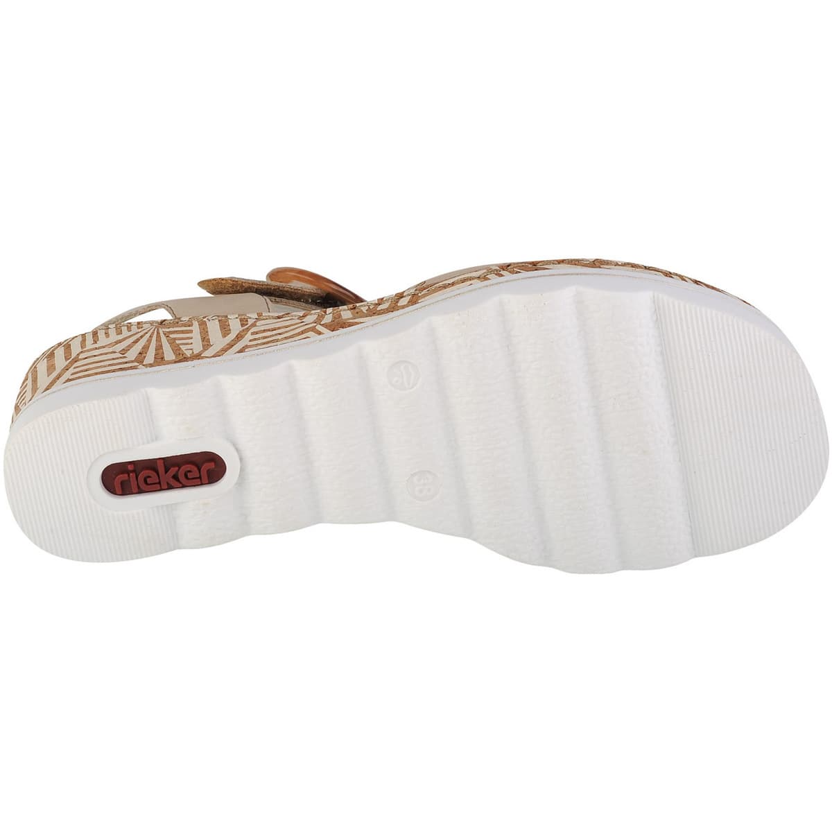 Women's Sports Sandals Rieker Beige