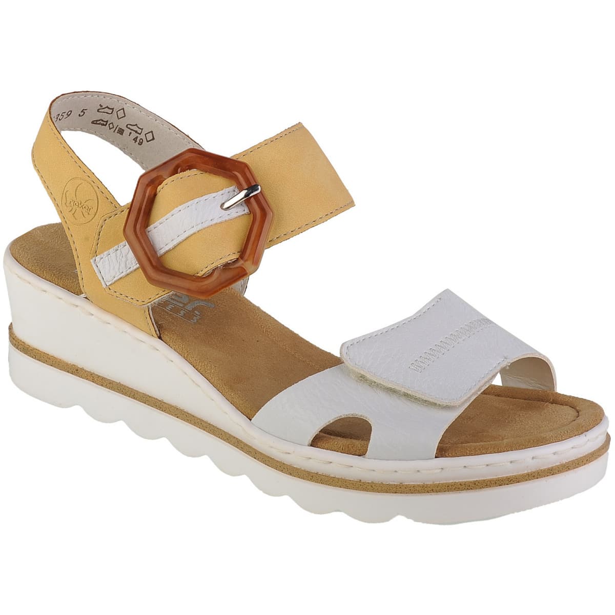 Women's Sports Sandals Rieker White