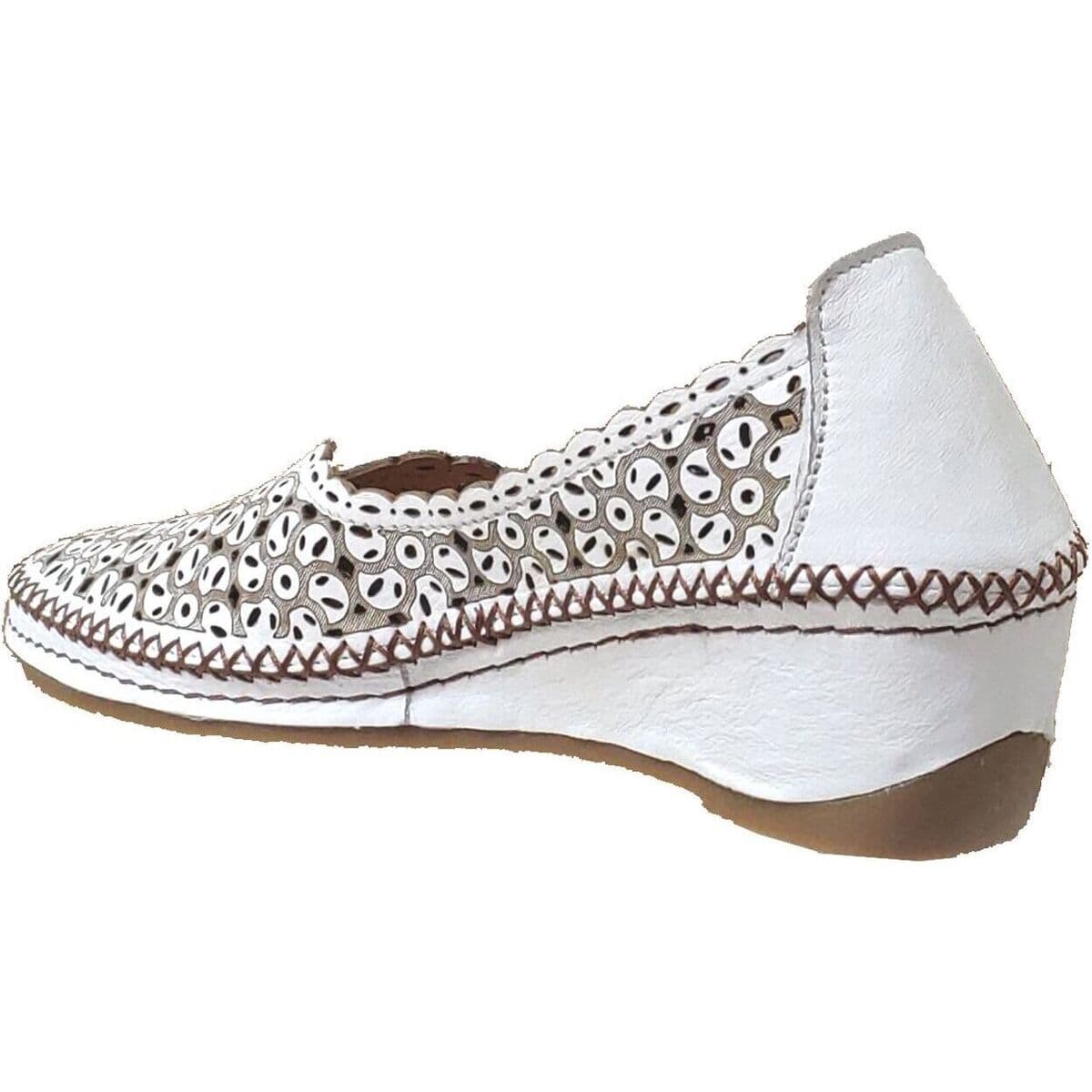 Women's Ballet Flats Madory White