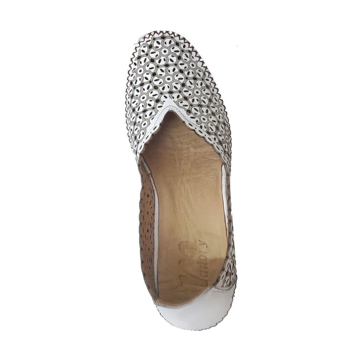 Women's Ballet Flats Madory White