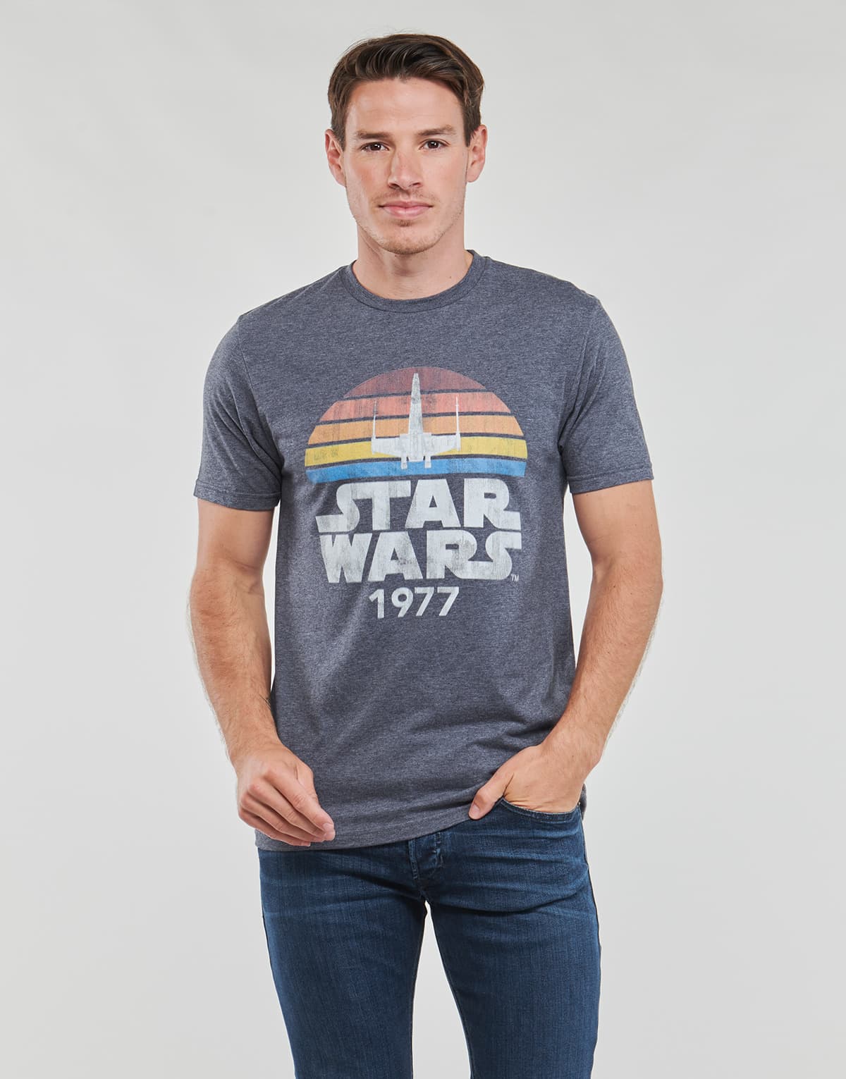 Men's T-Shirts Yurban Blue