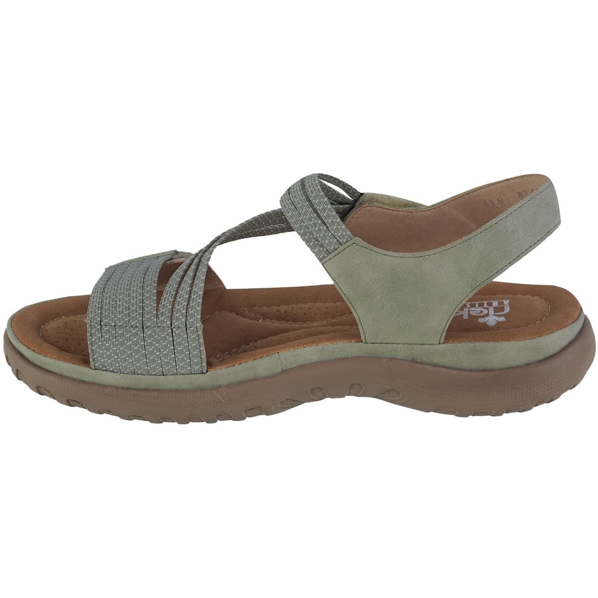 Women's Sports Sandals Rieker Green
